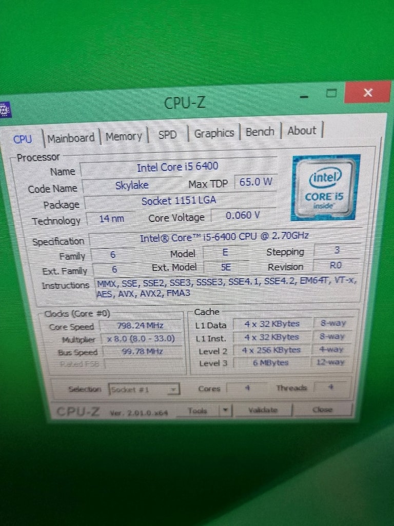 satılık h110 anakart i5 6400 işlemci 4 gb ddr4 rem - 6