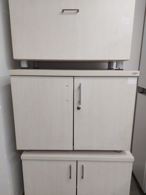 KLAS OFİS ÜSKÜDAR 80x60x60 AKÇAAĞAÇ RENK 2 KAPAKLI YAZICI DOLABI