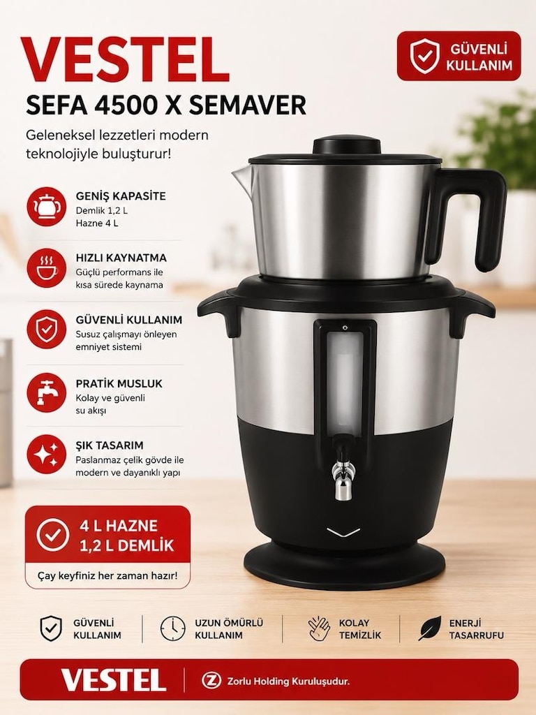 Vestel Sefa 4500 X Semaver