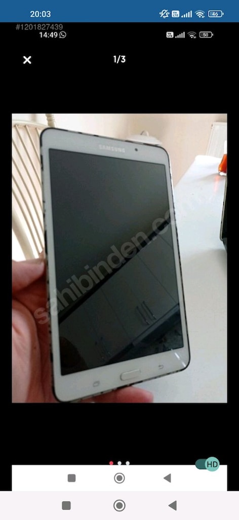 Samsung tablet Galaxy t230 batarya degismeli - 3