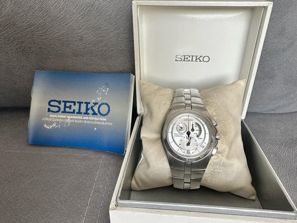 Seiko Arctura Kinetic Chronograph / Otomatik /Çelik /Sapphire Kristal - 5