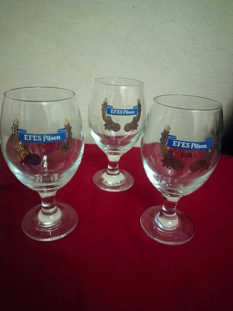 3lü Ayaklı Bardak Seti - 3
