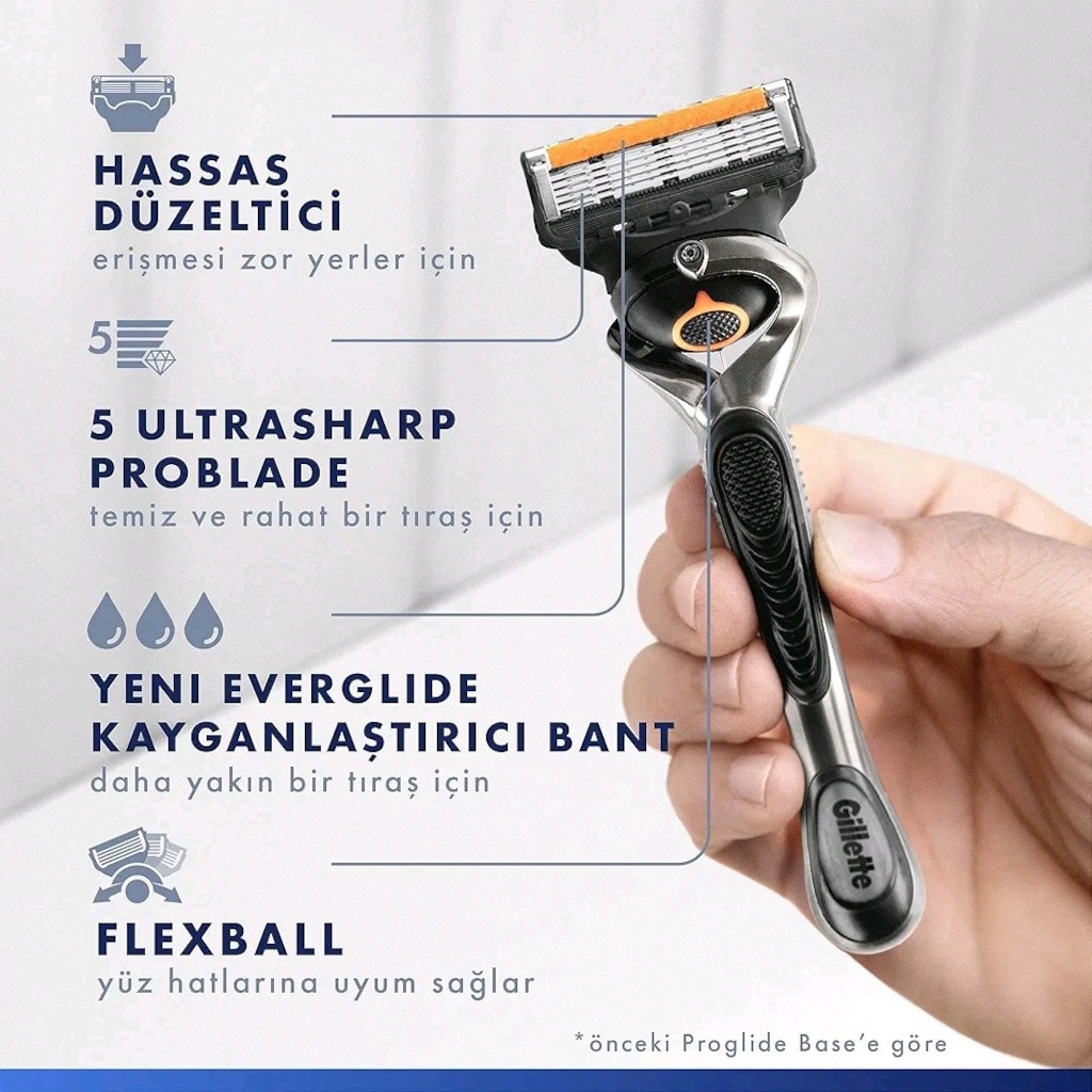 Gillette Proglide Traş Makinesi Seti - 6
