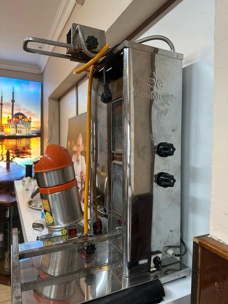 Profesyonel Gazlı Döner Ocağı – Paslanmaz Çelik – İkinci El - 4