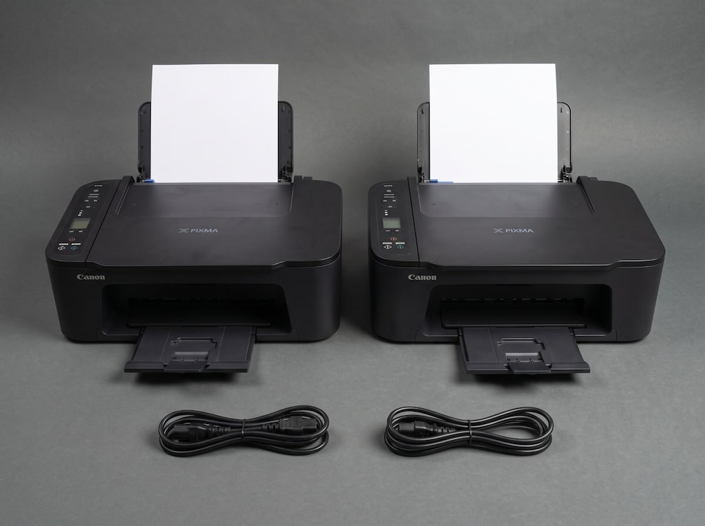 Temiz, Az Kullanılmış Canon E3440 Yazıcı ve Mürekkep Seti - 3