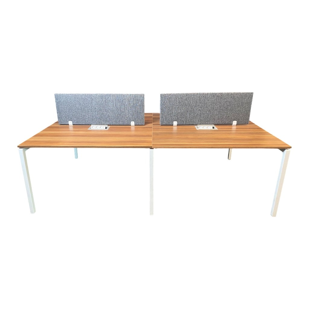 ATOM OFİS- SES YALITIMLI DATAPORTLU 4'LÜ MDF WORKSTATION (SIFIR) - 6