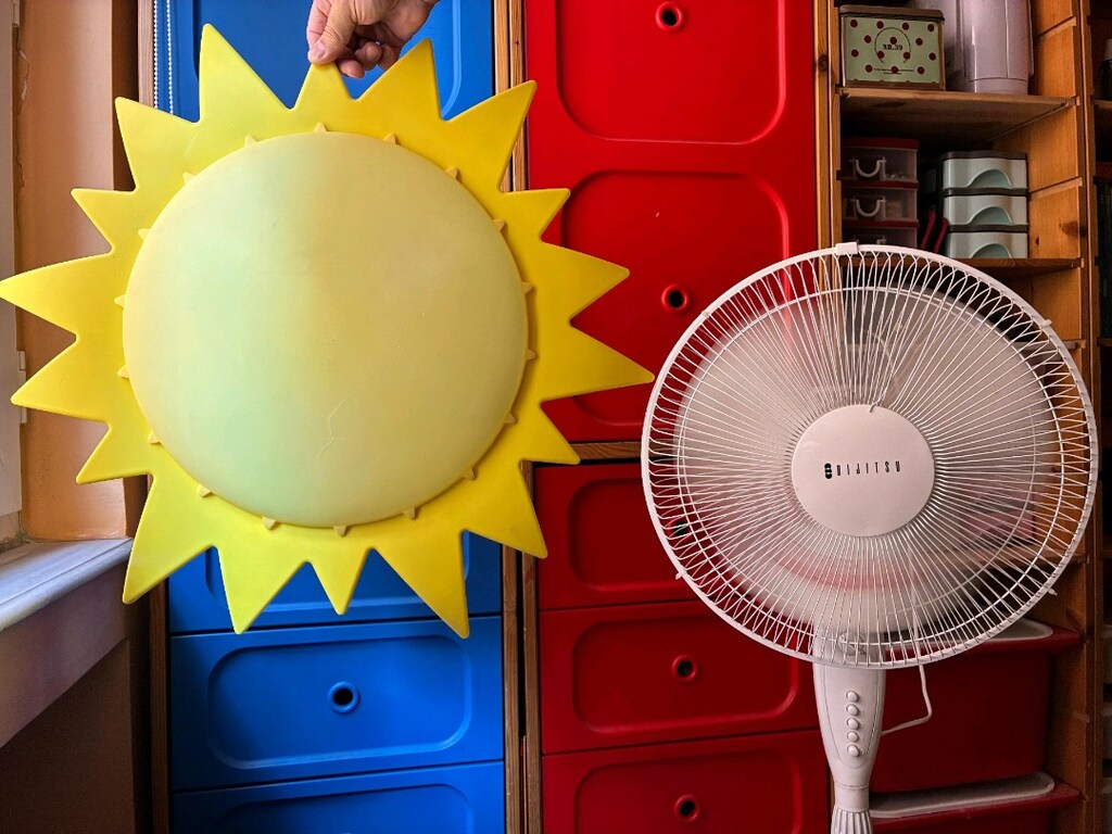 IKEA Çocuk Odası Büyük Güneş Tavan Lambası - 2