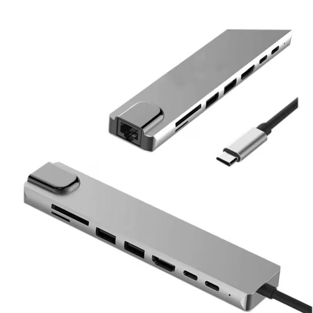 8'i 1 Arada Windows & Mac 100 W Hızlı Şarj Özellikli USB Hub Çoklayıcı - 3