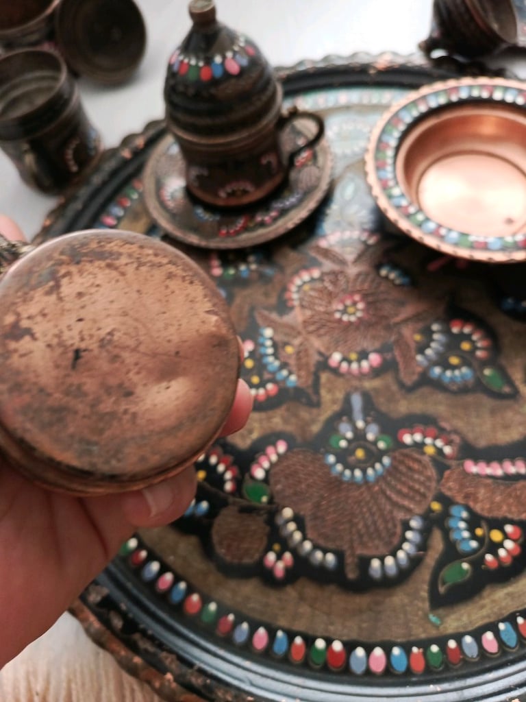 erzincan islemeli 6 kisilik kahve takim - 3