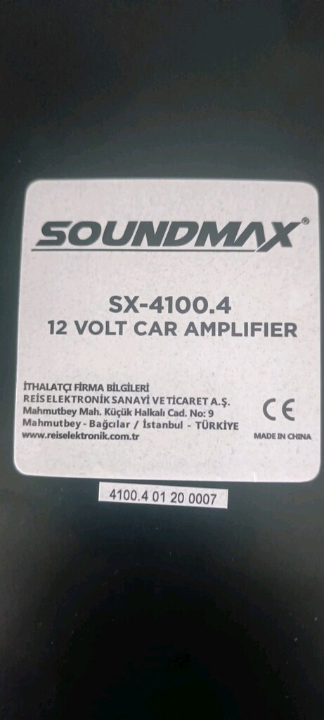 Araç Soundmax 4 Kanal Amfi ve Kabinli Kenwood 30 cm Subwoofer Bass - 10