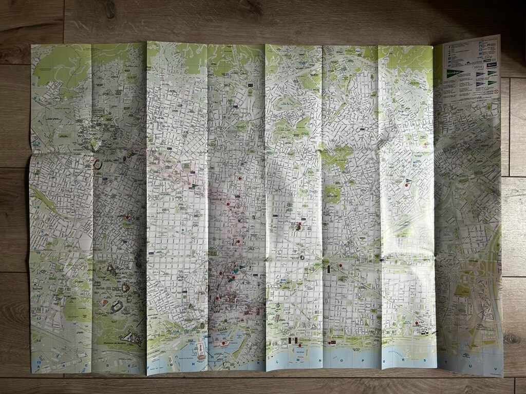 Barcelona Map / harita. - 9