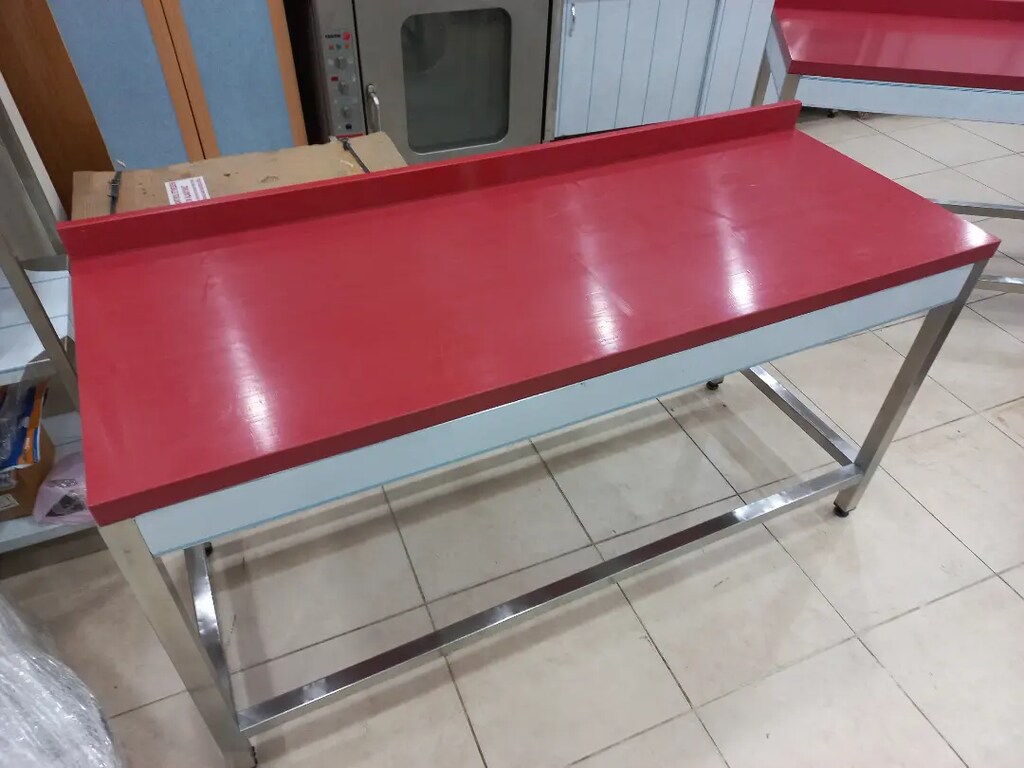 160 cm Paslanmaz Ayaklı Polietilen Çalışma Tezgahı - 2