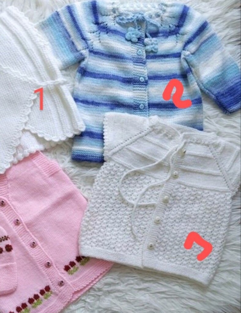 BEBEK YÜN EL ÖRGÜ YELEK HIRKA PATİK - 3