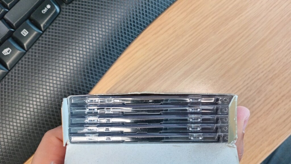 Boş dvd 5 li orjinal kutusunda küçük dvd - 2