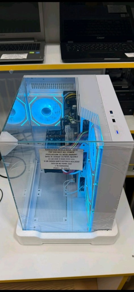 İ5 10.NESİL İŞLEMCİ 16 RAM RTX 3060 EKRAN KARTI BİLGİSAYAR KASASI - 3