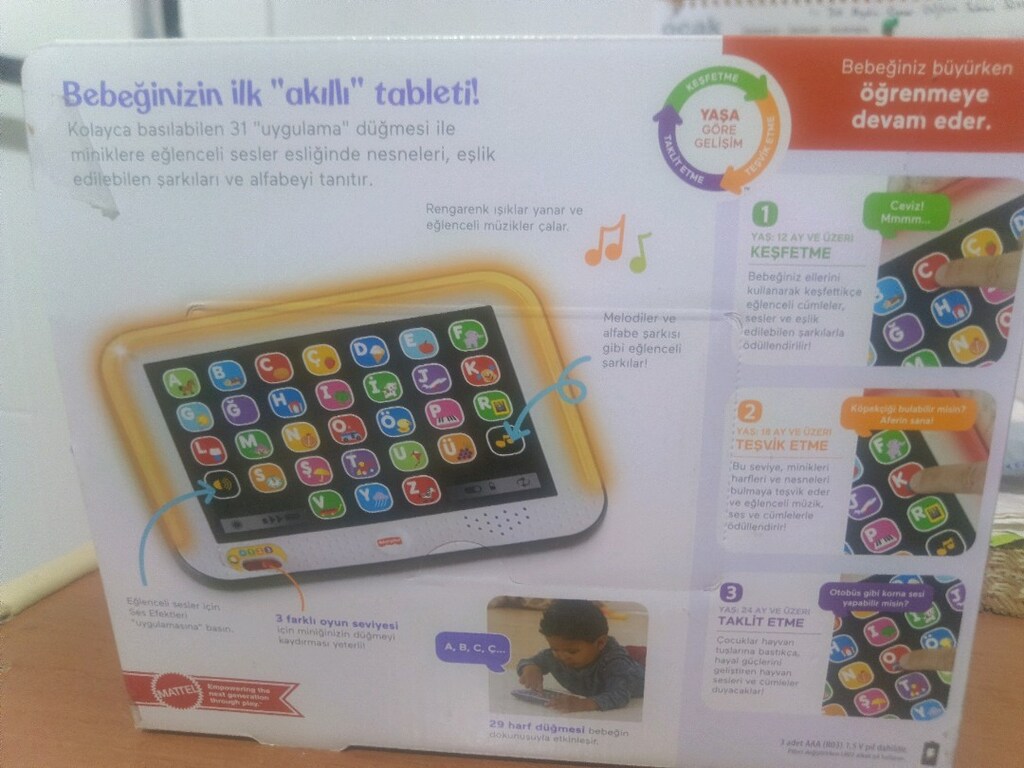 Fisher Price 12-36 ay Gelişim Tableti - 4