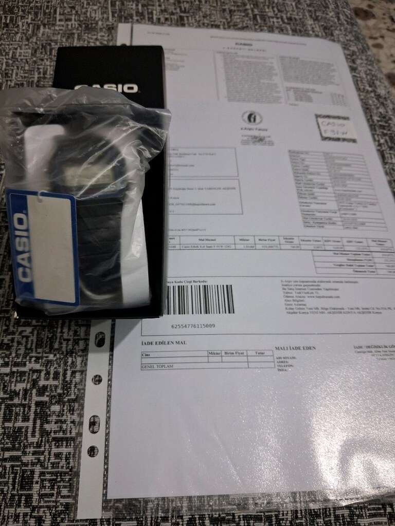 Sıfır Casio F91W Garantili - 6