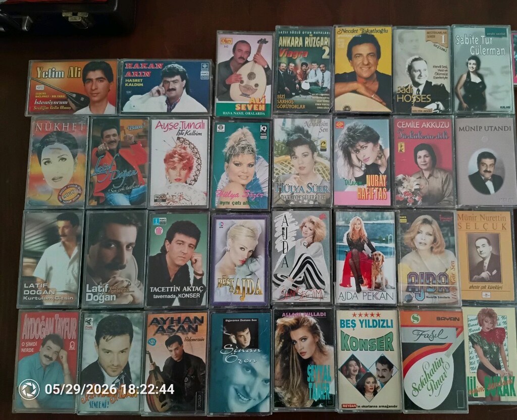 Efsaneler Kaset lot .59 adet yerli kaset lot . - 3