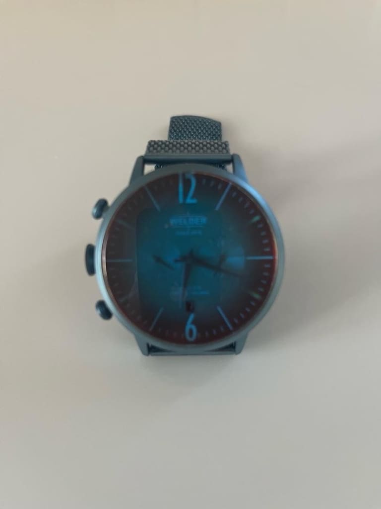 WELDER MOODY ERKEK KOL SAATİ KIRMIZI KADRAN MESH KORDON - 4