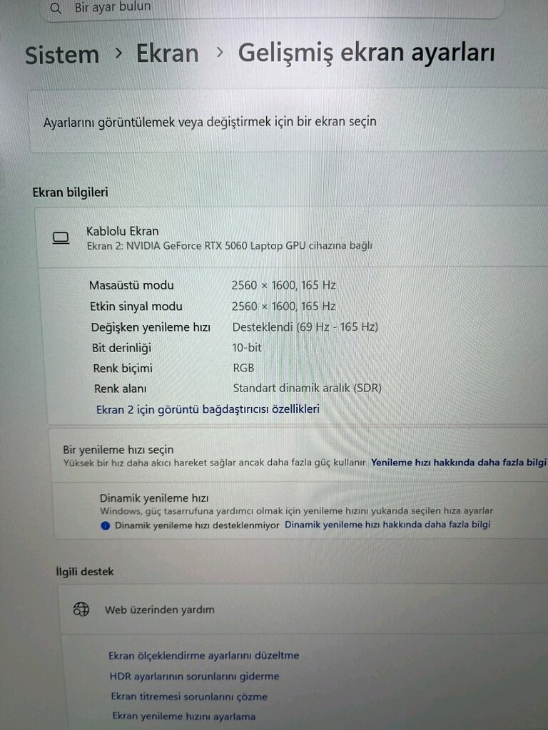 TEMİZ SORUNSUZ ACER NİTRO 18 LAPTOP - 9