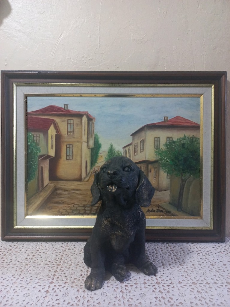 Koleksiyonluk & Nostaljik Vintage Sert Poliserin-Reçine 6 Parça.. - 2