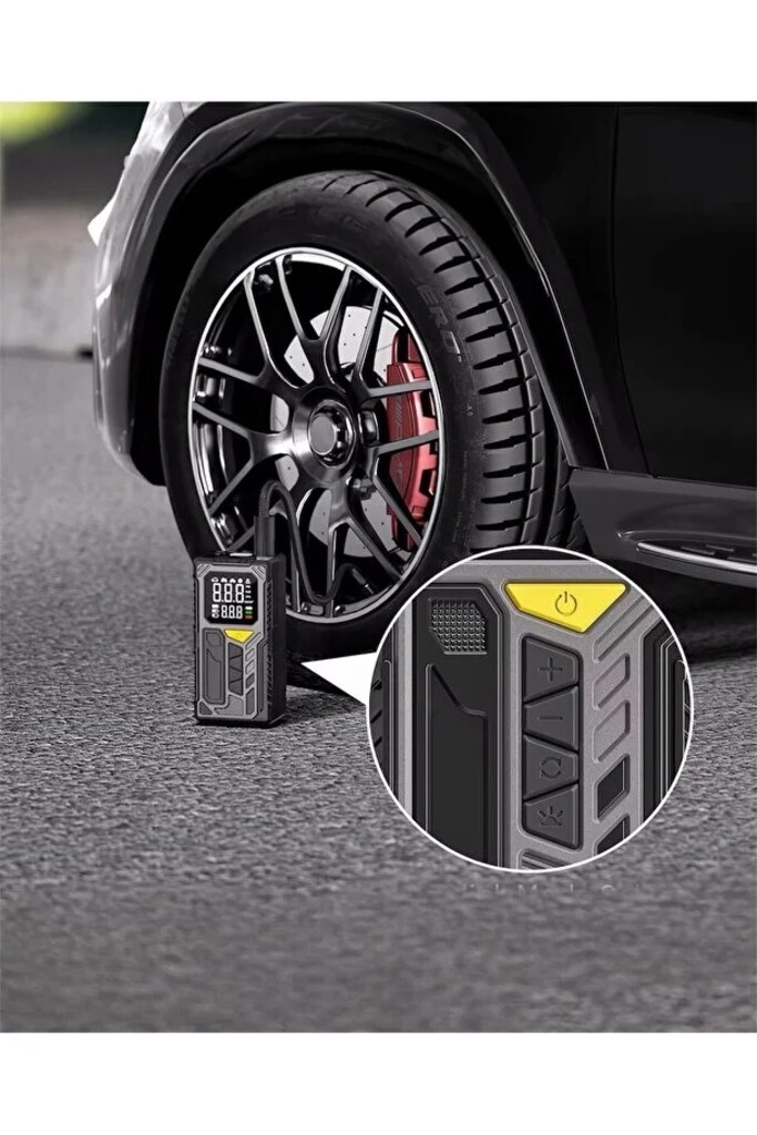 POWERBANK ÖZELLİKLİ ŞARJLI LASTİK ŞİŞİRME POMPA (SIFIR ÜRÜN) - 6
