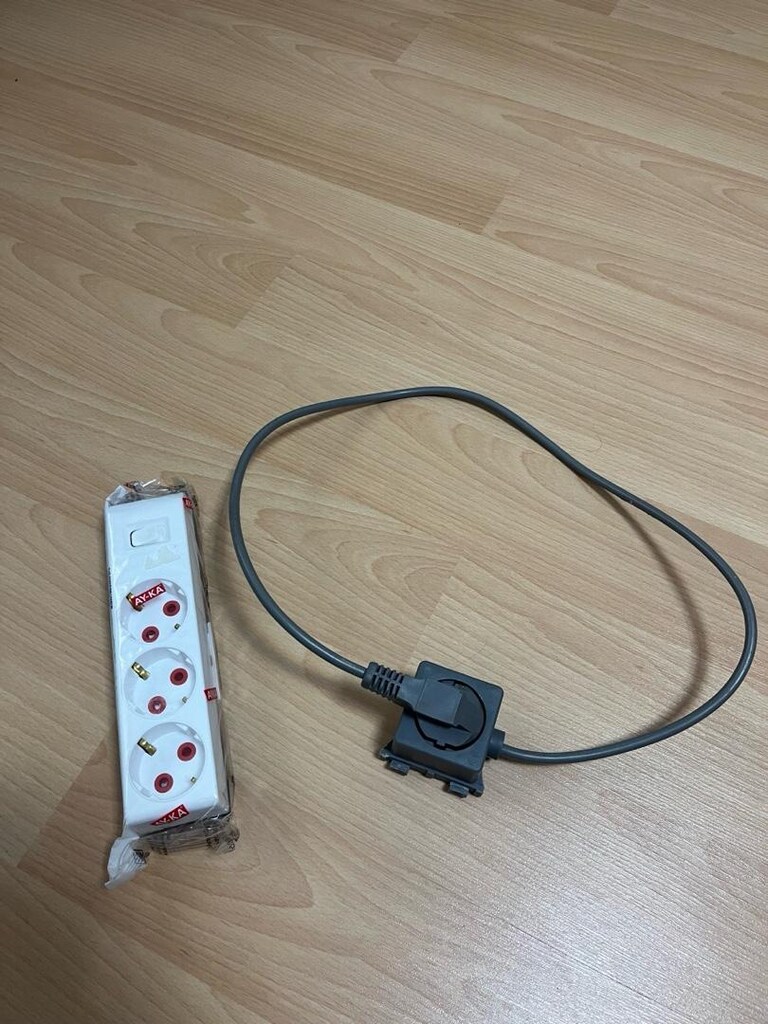 3 lü priz ve tekli ara kablo - 3