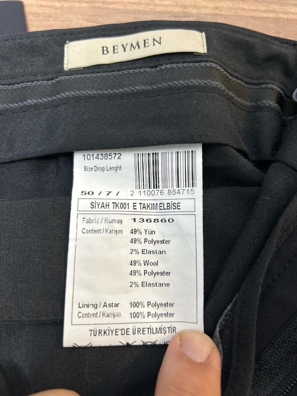 Beymen 50 beden siyah takım elbise - 7