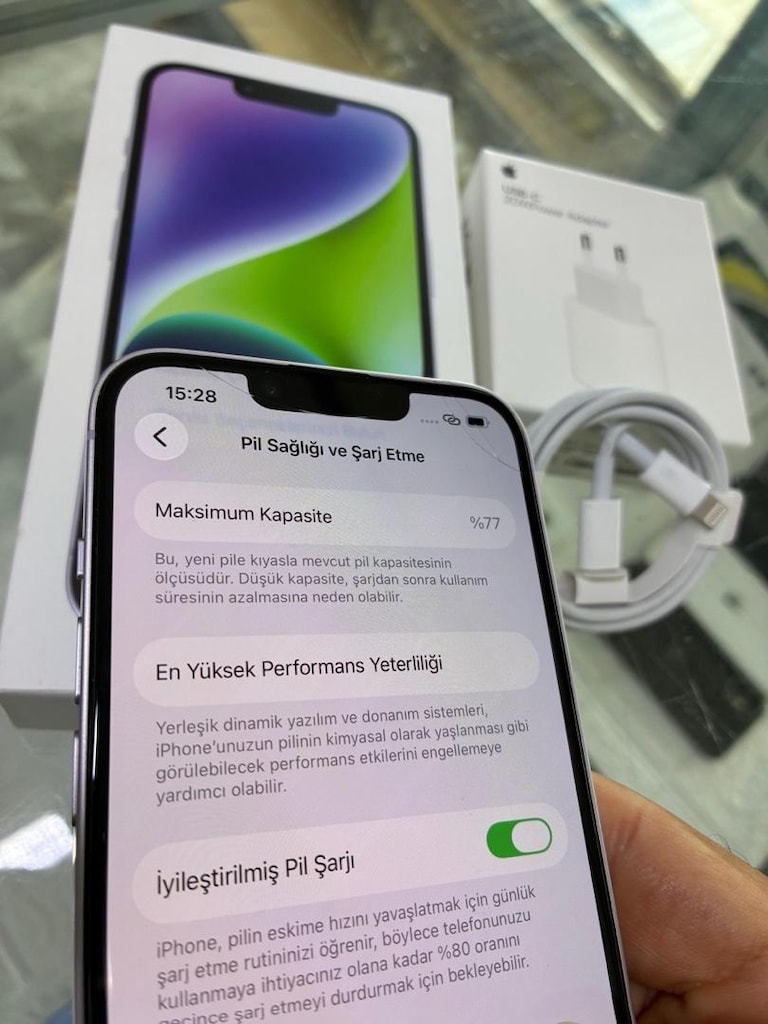 MÜHENDİSCELL’DEN YURTİÇİ KAYITLI İPHONE 14 LİLA SORUNSUZ - 7