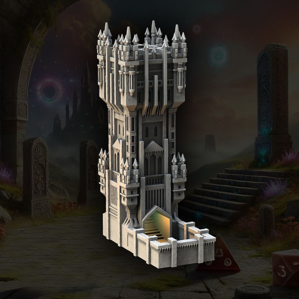 Özel üretim Dicetower (Zar kulesi) D&D için - 9