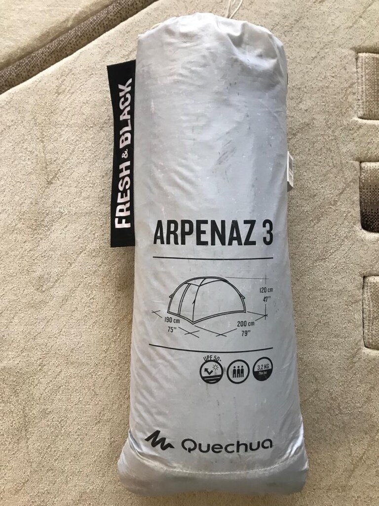 Quechua Arpenaz 3 Fresh&Black 3 kişilik kamp çadırı - 7