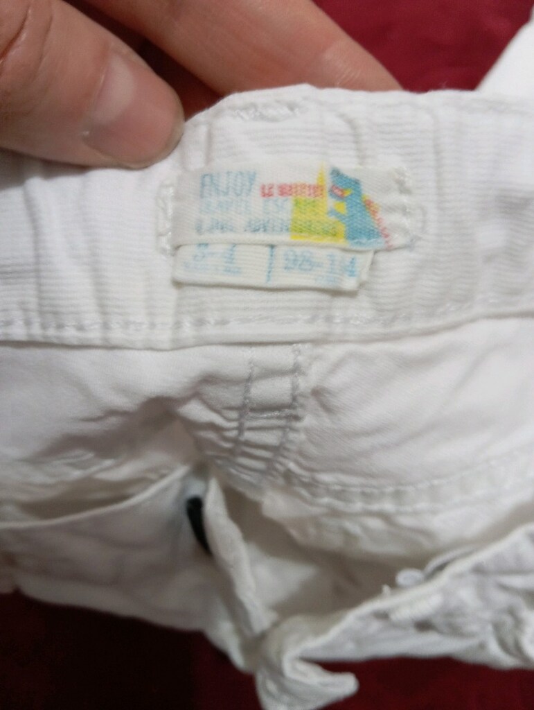 erkek çocuk 3/4 yaş beyaz pantolon - 3