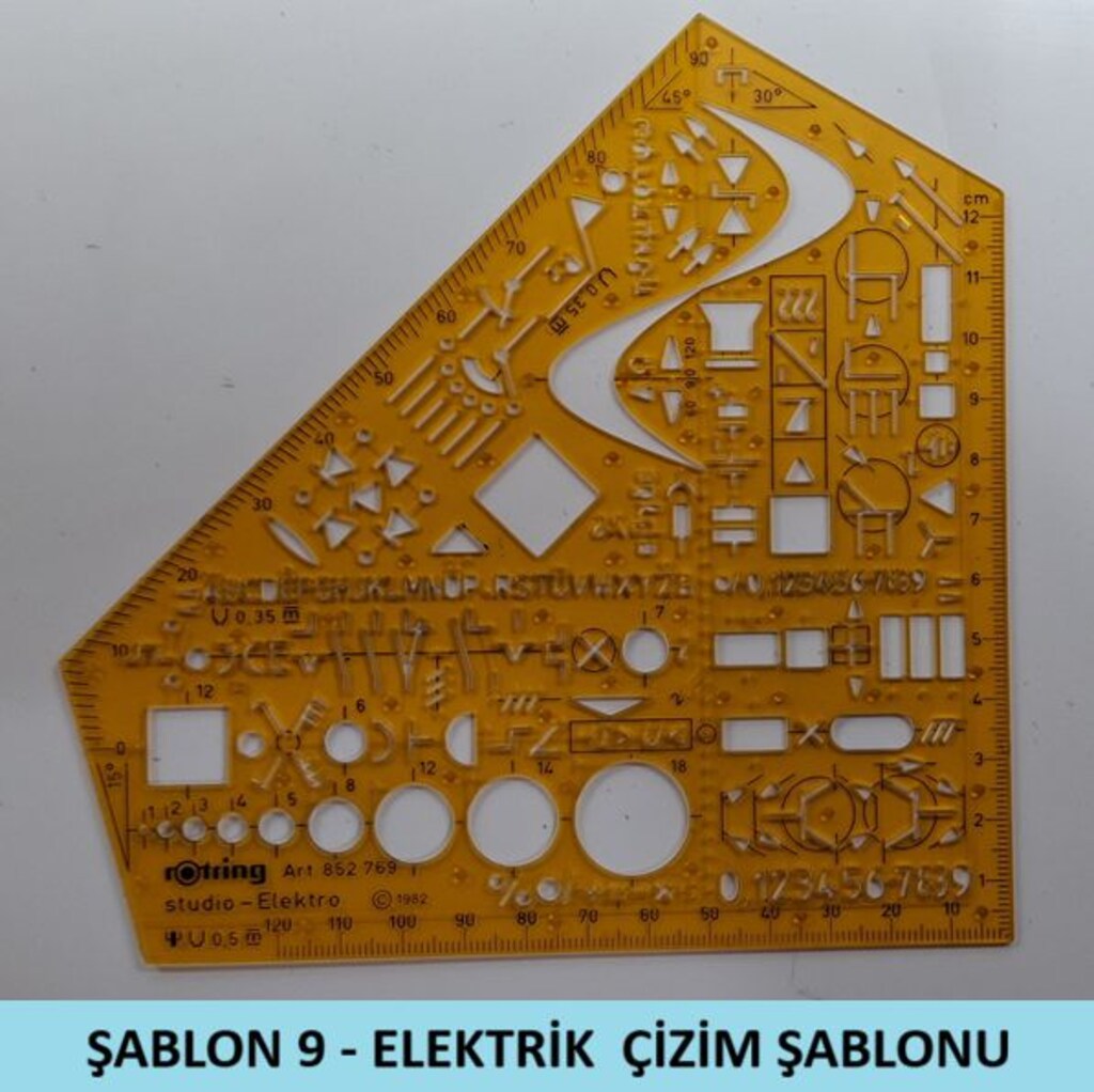 ROTRİNG RAPİD2- A3 Çizim Panosu, Çizim Şablonları, Kağıtları v.s. - 15