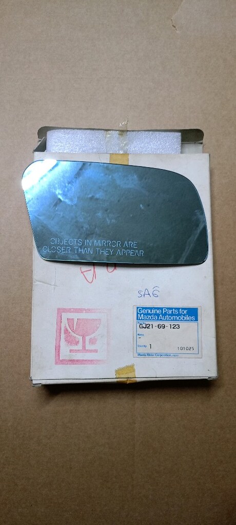 Mazda 626 - 88/91 sağ ayna camı hakiki orjinal - 2