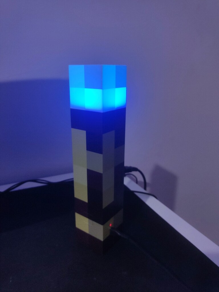 Minecraft Meşale Lamba (Duvara asılabilir) - 3