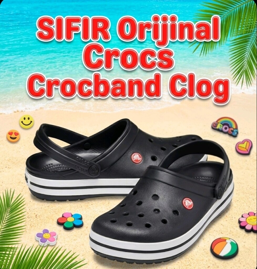 SIFIR Orijinal Crocs Crocband Clog Unisex