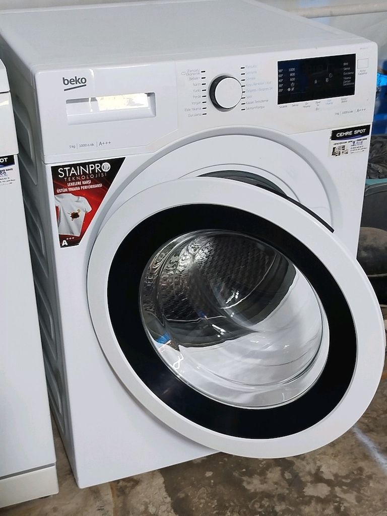 BEKO 9 KG ÇAMAŞIR MAKİNESİ İZMİR İÇİ 3 AY GARANTİMİZ VARDIR - 9