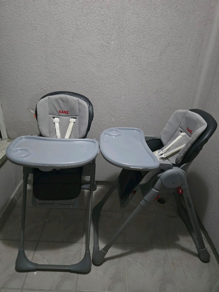 Kanz Campo Mama Sandalyesi Portatif Katlanır Yükseklik Ayarlı 2 Adet