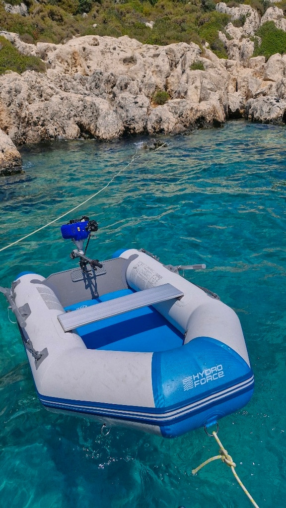 Bestway 2 kişilik Şişme Bot ve 3 hp tomkins motor Yeni Gibi - 9