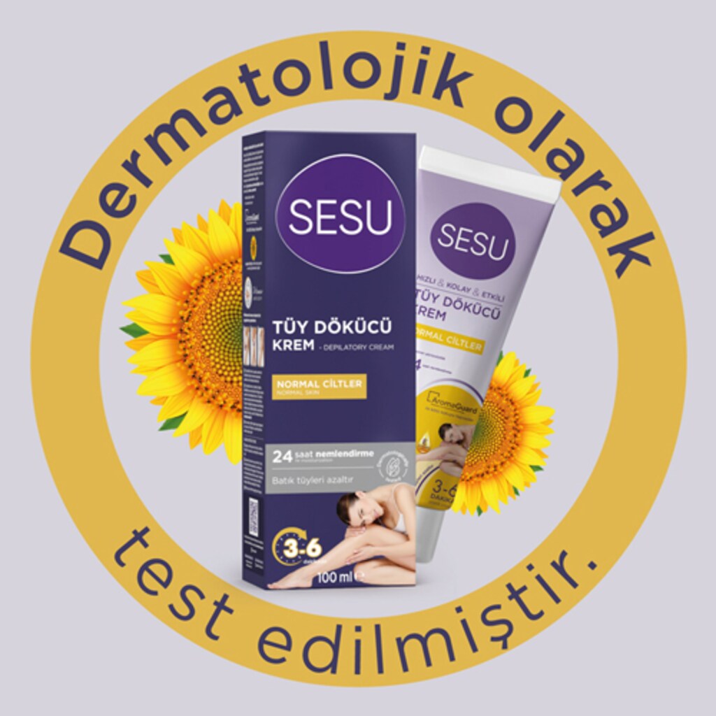 SESU TÜY DÖKÜCÜ KREM NORMAL CİLTLER 100 ML - 2