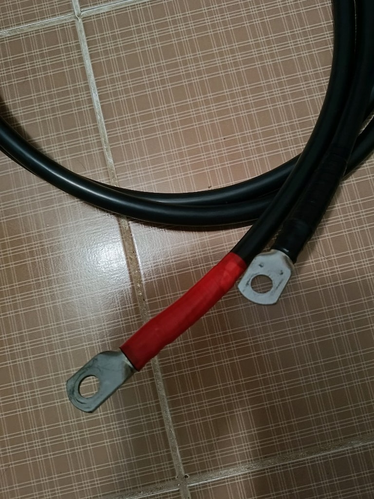 70mm2 2+2=4 metre akü bakır kablo inverter için - 5