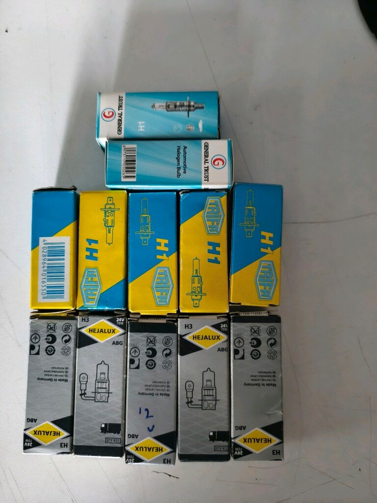 Otomotiv, Ampül Çeşitleri - 6