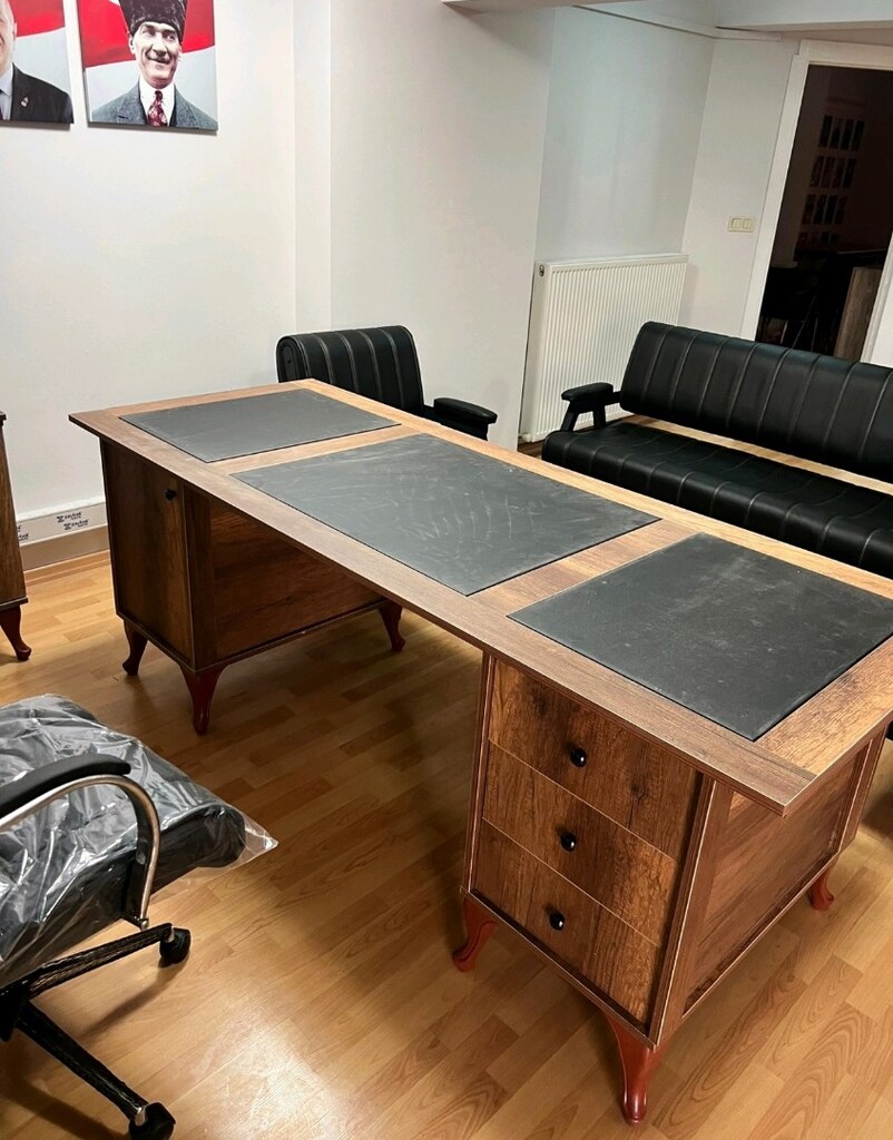 Ofis Mobilya Takımı imalat, patron Masa Takımı - 3