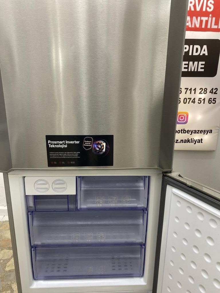 BEKO BUZDOLABI İNOX YENİ NESİL 1 YIL GARANTİLİ - 5