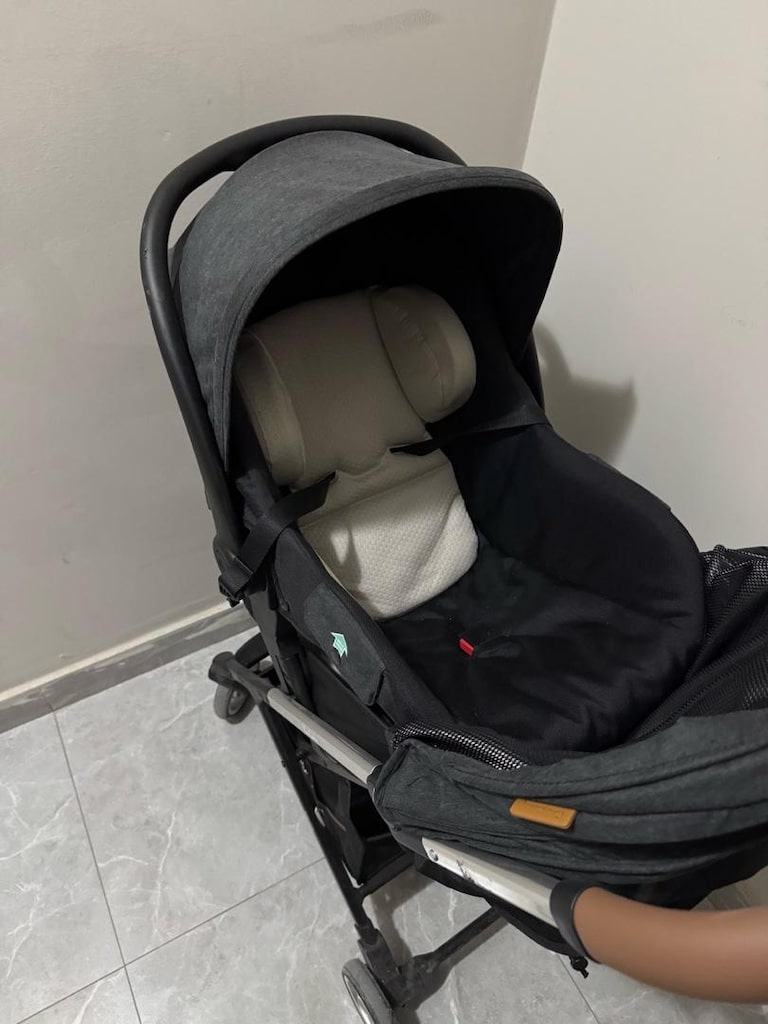 pierre cardin bebek arabası yeni - 3