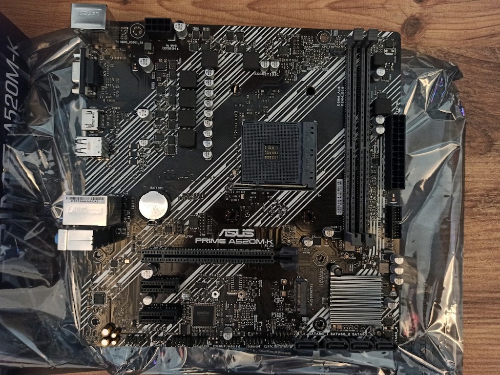 ASUS Prime A520M-K AM4 Anakart (Kutulu - Temiz) - 2