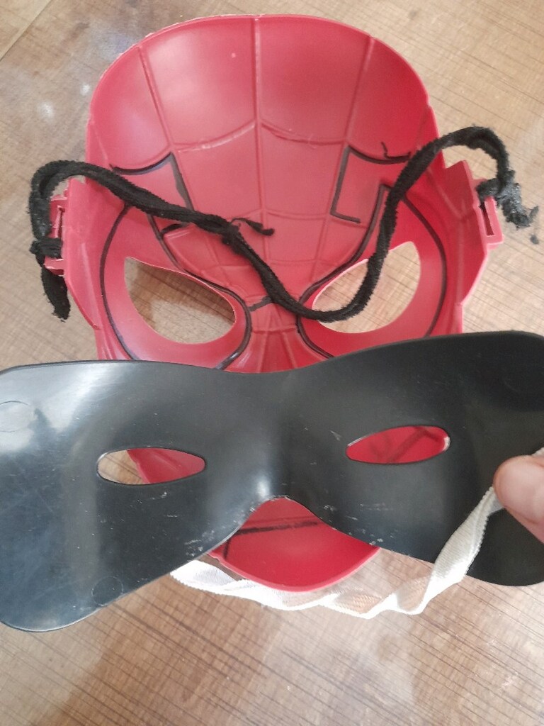 çocuk maskesi örümcek adam ve Batman maskesi - 3
