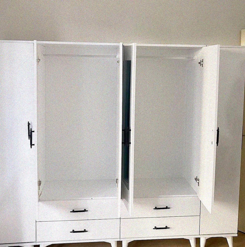 **DAHA UCUZU YOK** ÜCRETSİZ KURULUM KAPIDA ÖDEME GARDROP ELBİSE DOLABI - 3