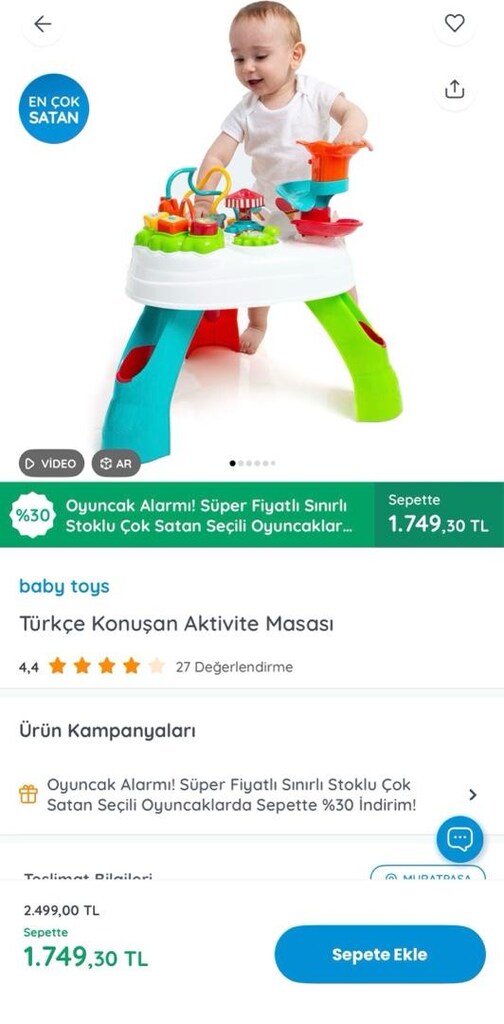 aktivite masası ve ilk yürüme arkadaşım - 2