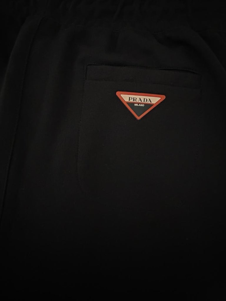 PRADA JOGER EŞORFMAN - XL - SİYAH VE GRİ - 4